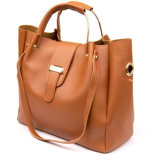 Комплект жіночий зі шкірозамінника Vintage sale_14919 Коричневий
