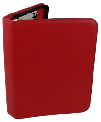 Женская деловая папка из эко кожи Portfolio Port1008 красная