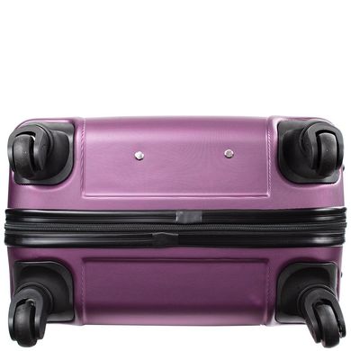 Чемодан маленький облегченный на 4-х колесах WINGS (ВИНГС) JAKW147S-dark-purple Фиолетовый