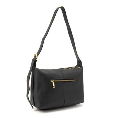 Мягкая кожаная сумка кроссбоди Olivia Leather B24-W-3163A Черный