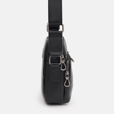 Чоловіча шкіряна сумка Ricco Grande K16682bl-black