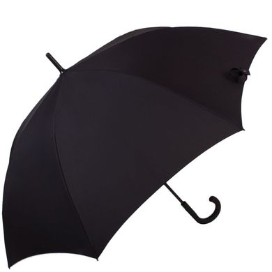 Протиштормова парасолька-тростина чоловіча напівавтомат з великим куполом FULTON (Фултон) FULG844-Black Чорна