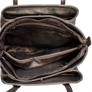 Жіноча шкіряна сумка DESISAN (ДЕСІСАН) SHI-7132-694 Срібний