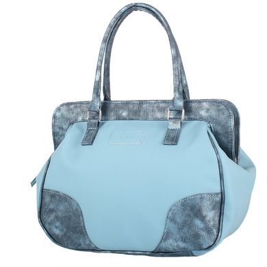 Жіноча сумка з якісного шкірозамінника LASKARA (Ласкарєв) LK-10246-sky-blue Блакитний