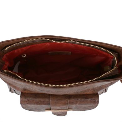 Женская сумка из качественного кожезаменителя LASKARA (ЛАСКАРА) LK10207-choco Коричневый