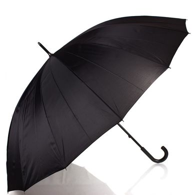 Зонт-трость мужской механический с большим куполом HAPPY RAIN (ХЕППИ РЭЙН) U44853 Черный
