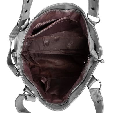 Женская сумка из качественного кожезаменителя VALIRIA FASHION (ВАЛИРИЯ ФЭШН) DET1846-23 Серый