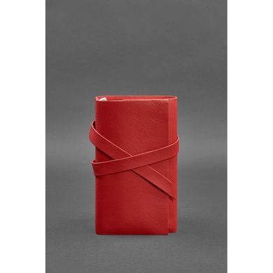 Жіночий шкіряний блокнот (Софт-бук) 1.0 Червоний Blanknote BN-SB-1-st-red