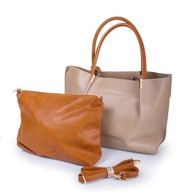 Жіноча сумка з якісного шкірозамінника AMELIE GALANTI (АМЕЛИ Галант) A981112-apricot Бежевий
