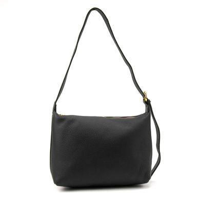М'яка шкіряна сумка кросбоді Olivia Leather B24-W-3163A Чорний