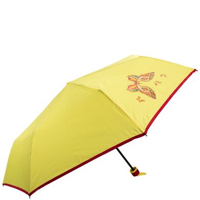 Зонт женский механический компактный облегченный ART RAIN (АРТ РЕЙН) ZAR3511-9 Желтый