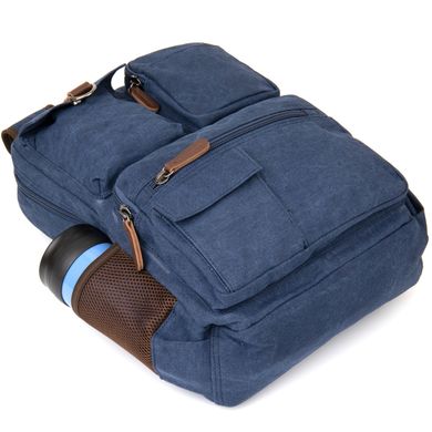 Рюкзак текстильный дорожный унисекс Vintage 20621 Синий