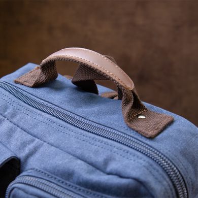 Рюкзак текстильный дорожный унисекс Vintage 20621 Синий