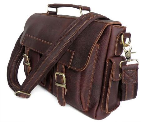 Кожаный портфель из толстой кожи 14137