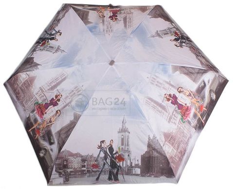 Зонт женский облегченный компактный механический ZEST Z25515-13, Серый