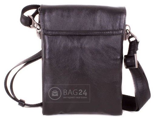 Прочная мужская сумка из высококачественного кожзама MIS MISS34126, Черный
