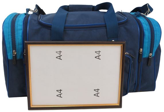 Дорожная сумка с увеличением размера 48 л Wallaby синяя