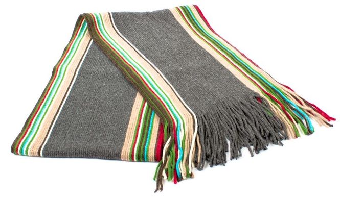 Серый мужской шерстяной шарф ETERNO ES3016-5, Серый
