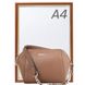 Жіноча сумка-клатч з якісного шкірозамінника AMELIE GALANTI (АМЕЛИ Галант) A991500-taupe Коричневий