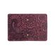 Дизайнерская кожаная обложка-органайзер для ID паспорта и других документов фиолетового цвета, коллекция "Mehendi Art"