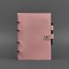 Натуральный кожаный блокнот с датированным блоком (Софт-бук) 9.1 розовый Blanknote BN-SB-9-1-pink