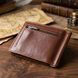 Зручний затискач для грошей із натуральної гладкої шкіри ST Leather 19427 Коричневий
