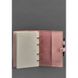 Натуральний шкіряний блокнот із датованим блоком (Софт-бук) 9.1 рожевий Blanknote BN-SB-9-1-pink