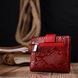 Яскравий жіночий гаманець із натуральної фактурної шкіри KARYA 20951 Червоний