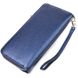 Чудовий гаманець з відливом для жінок із натуральної шкіри флотар CANPELLINI 21616 Синій