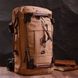 Современный рюкзак-трансформер в стиле милитари из плотного текстиля Vintage 22160 Коричневый