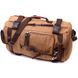 Сучасний рюкзак-трансформер у стилі мілітарі із щільного текстилю Vintage 22160 Коричневий