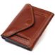 Стильний чоловічий гаманець у три складання GRANDE PELLE 16786 Коричневий