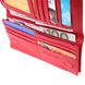 Вертикальный женский кошелек на магнитах из натуральной кожи ST Leather 22539 Красный