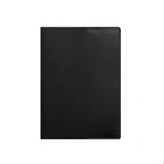 Натуральна шкіряна обкладинка для блокнота 6.0 (софт-бук) чорна Crazy Horse Blanknote BN-SB-6-g-kr