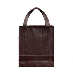 Натуральна шкіряна сумка жіноча шоппер Бетсі бордова краст Blanknote BN-BAG-10-vin