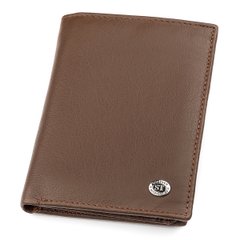 Мужской бумажник ST Leather 18348 (ST-2) сверхпрочный Коричневый