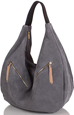 Оригінальна жіноча сумка з натуральної шкіри GALA GURIANOFF GG1247-grey, Сірий