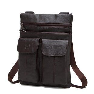 Мессенджер HD Leather NM24-603C Коричневый