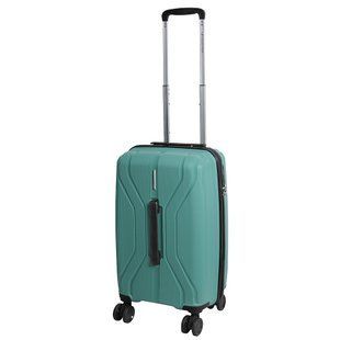 Чемодан дорожный маленький Vip Collection Phuket мятного цвета 41л Полипропилен (Phuket 20 Mint) vcPhuket.20.Mint