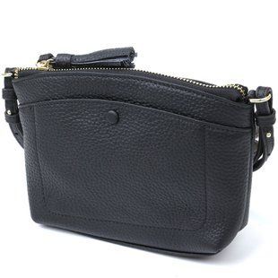 Небольшая кожаная женская сумка sale_14982 Черный