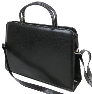 Деловой женский портфель из эко кожи JPB TE-89 черный