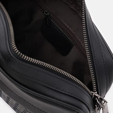 Мужская кожаная сумка Ricco Grande K16612bl-black