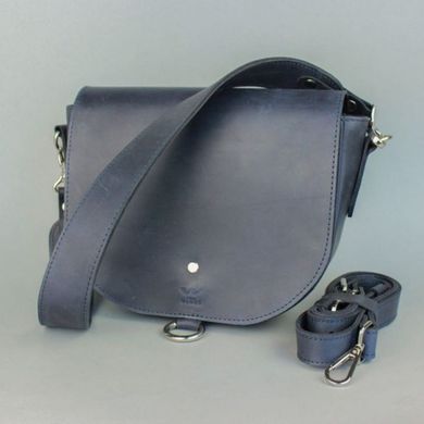 Жіноча шкіряна сумка Ruby L синя вінтажна Blanknote TW-Ruby-big-blue-crz