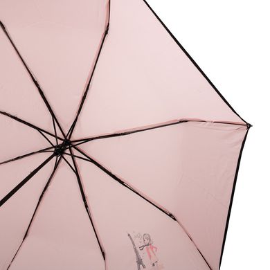 Парасолька жіноча механічна компактна полегшена ART RAIN (АРТ РЕЙН) ZAR3511-10 Рожева