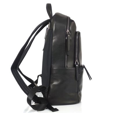 Кожаный мужской рюкзак Tiding Bag S-NM29-88291A Черный
