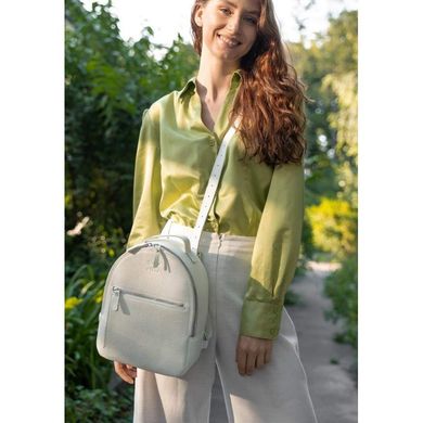 Натуральный кожаный рюкзак Groove S белый Blanknote TW-Groove-S-white-flo
