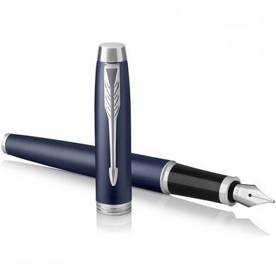 Перьова ручка Parker IM Blue CT FP F Сріблястий 22 411