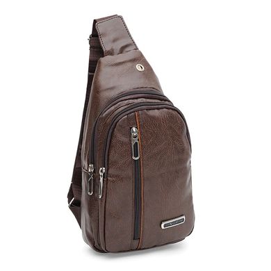 Мужской рюкзак через плечо Monsen C1925br-brown