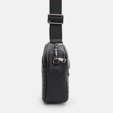 Мужская кожаная сумка Ricco Grande K16612bl-black