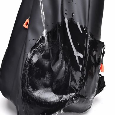 Текстильна чоловіча сумка через плече Confident ATN02-6013A Чорний